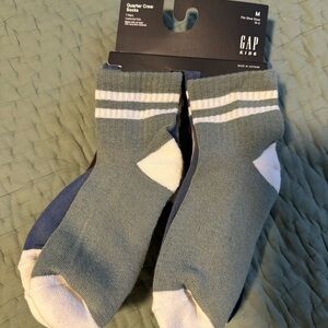 GAP Kids Multicolor Quarter Crew Socks - 7 pairs